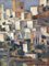 Artista, Svezia, Paesaggio in stile cubista, Metà del XX secolo, Dipinto ad olio, Incorniciato, Immagine 9