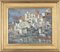 Artista, Svezia, Paesaggio in stile cubista, Metà del XX secolo, Dipinto ad olio, Incorniciato, Immagine 1