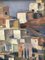 Artista, Svezia, Paesaggio in stile cubista, Metà del XX secolo, Dipinto ad olio, Incorniciato, Immagine 5