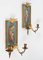Portacandele da parete in bronzo dorato e porcellana di Sèvres, set di 2, Immagine 6