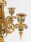 Candeliere napoleonico e candelabri in bronzo dorato e cloisonné, set di 3, Immagine 5