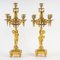 Napoleon Period Mantelpiece and Candelabras in Gilt and Cloisonné Bronze, Set of 3, Image 8
