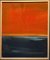 Birgitte Lykke Madsen, Orange und Blaue Landschaft, 2022, Gemälde 1