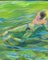 Birgitte Lykke Madsen, Nuotatrice, óleo sobre lienzo, 2024, Imagen 4