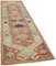 Vintage Beige Anatolian Runner Rug 14