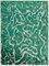 Large Green Overdyed Area Rug 1
