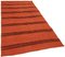 Orange Hemp Kilim Rug, 2000s 7