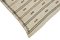 Tapis Kilim en Chanvre Beige, 2000s 12