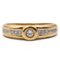 Vintage 18k Yellow Gold Diamond Ring, 1980s 1
