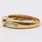 Vintage 18k Yellow Gold Diamond Ring, 1980s 5