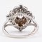 Anello vintage in oro bianco 18k con diamanti a taglio brillante, anni '70, Immagine 6