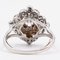 Vintage 18k White Gold Ring with Brilliant Cut Diamonds, 1970s 6