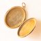 Vintage Oval-Shaped Photo Pendant with 9k Yellow Gold Foil on Metal, 1960s, Image 3