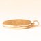 Vintage Oval-Shaped Photo Pendant with 9k Yellow Gold Foil on Metal, 1960s 4