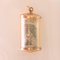 Vintage 9k Yellow Gold Plastic Cylinder Emergency Money Pendant with One Pound Note, 1978, Image 10