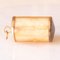 Vintage 9k Yellow Gold Plastic Cylinder Emergency Money Pendant with Ten Shilling Note, 60s/70s, Image 4