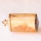 Vintage 9k Yellow Gold Plastic Cylinder Emergency Money Pendant with Ten Shilling Note, 60s/70s 3