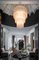 Lámpara de araña Tronchi monumental italiana de cristal de Murano, 1990, Imagen 3