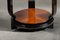 Art Deco Side Table with Macassar Veneer and Black Lacquer, 1920s, Image 3