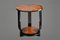Art Deco Side Table with Macassar Veneer and Black Lacquer, 1920s, Image 2
