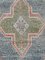 Kleiner antiker türkischer Oushak Teppich, 1890er 15