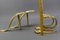 Soportes y tirantes de barras francesas Art Déco de bronce, años 30. Juego de 4, Imagen 15