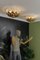 Lampade da soffitto Hollywood Regency in metallo dorato, anni '60, set di 2, Immagine 13
