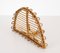 Mid-Century Rattan and Bamboo Wall Shelf by Franco Albini, Italy, 1960s, Image 11