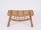 Italian Coffee Table or Bench in Rattan and Wicker attributed to Tito Agnoli, 1960s 8