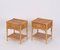 Tables de Chevet en Rotin, Bambou et Osier, Italie, 1970s, Set de 2 16