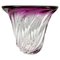Geformte Vase mit Kristallkern von Val Saint Lambert, Belgien, 1950er 2