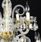Lampadari vintage a 12 luci in cristallo, Venezia, anni '80, set di 2, Immagine 5