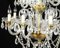 Lampadari vintage a 12 luci in cristallo, Venezia, anni '80, set di 2, Immagine 7
