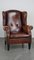 Large Sheep Leather Wing Chair, Image 2