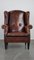 Large Sheep Leather Wing Chair, Image 1