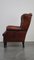 Large Sheep Leather Wing Chair 6
