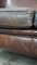 Dark Sheep Leather 2-Seat Club Sofa with Black Piping 12