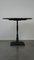 Round Antique English Pub Table with Cast Iron Leg and Oak Top, Image 3