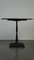 Round Antique English Pub Table with Cast Iron Leg and Oak Top 2