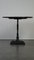 Round Antique English Pub Table with Cast Iron Leg and Oak Top 5
