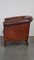 Sheep Leather Club Chair with Loose Seat Cushion 5