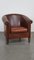 Fauteuil Club en Cuir de Mouton avec Coussin d'Assise Libre 1