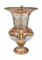 French Empire Style Crystal Glass Campana Urns with Pedestal Base, Set of 2, Image 19