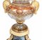 Urnas Campana estilo Imperio francés de cristal con base de pedestal. Juego de 2, Imagen 3