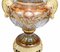 French Empire Style Crystal Glass Campana Urns with Pedestal Base, Set of 2 7