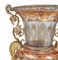 Französische Campana Urnen aus Kristallglas im Empire-Stil mit Sockel, 2 . Set 16
