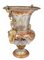 French Empire Style Crystal Glass Campana Urns with Pedestal Base, Set of 2 17