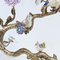 Ramas francesas de bronce con pájaros y flores de porcelana. Juego de 2, Imagen 6