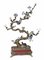 Ramas francesas de bronce con pájaros y flores de porcelana. Juego de 2, Imagen 3