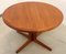 Round Extendable Dining Table from Bernhard Pedersen & Søn, 1960s, Image 4